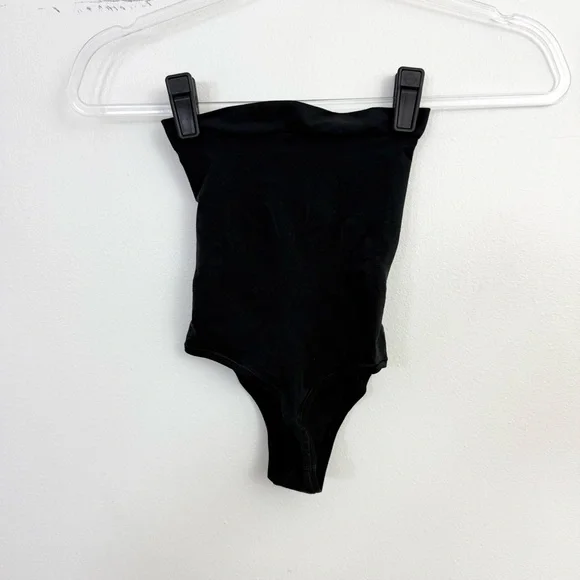 Spanx High Waisted Thong M Black Shapewear NWT - Picture 3 of 7